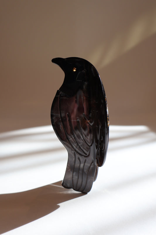 Barrette corbeau en précommande