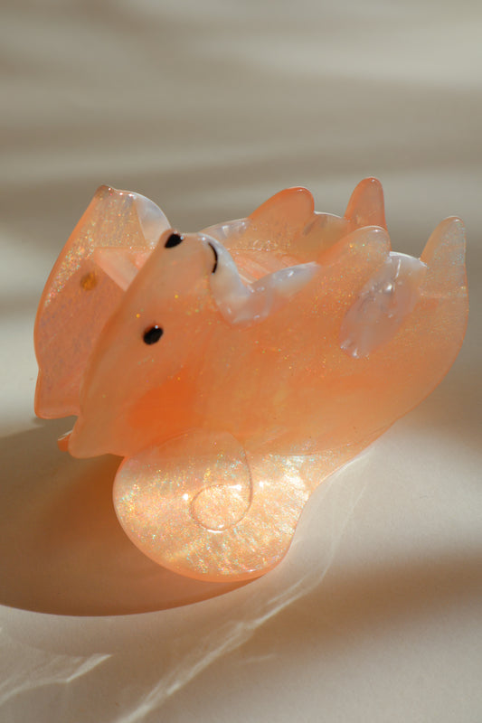 Barrette en forme d'écureuil