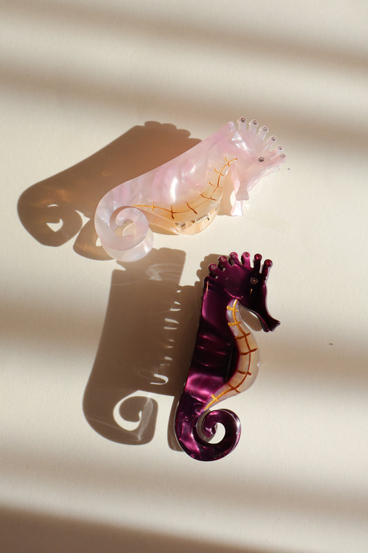 タツノオトシゴのヘアクリップ ミニクリップ