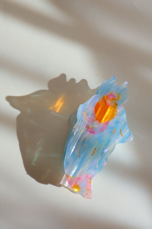 クリオネのヘアクリップ 海の生き物