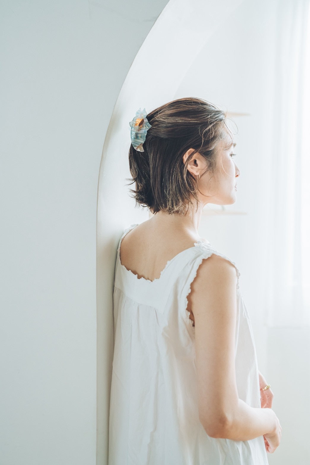 クリオネのヘアクリップを販売 海の生き物のヘアクリップ、ヘア