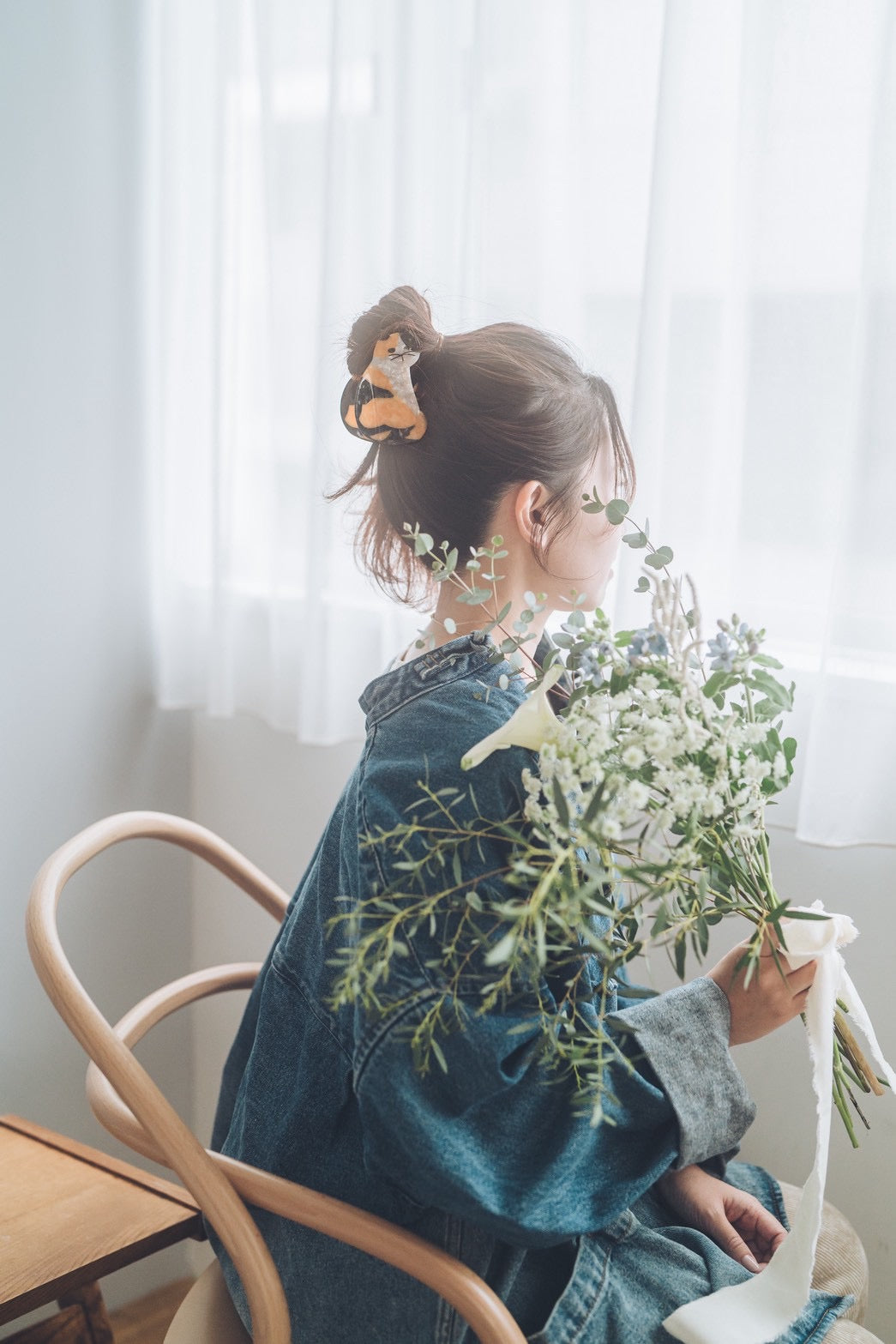 三毛猫のヘアヘアクリップを販売 動物のヘアクリップ、ヘア