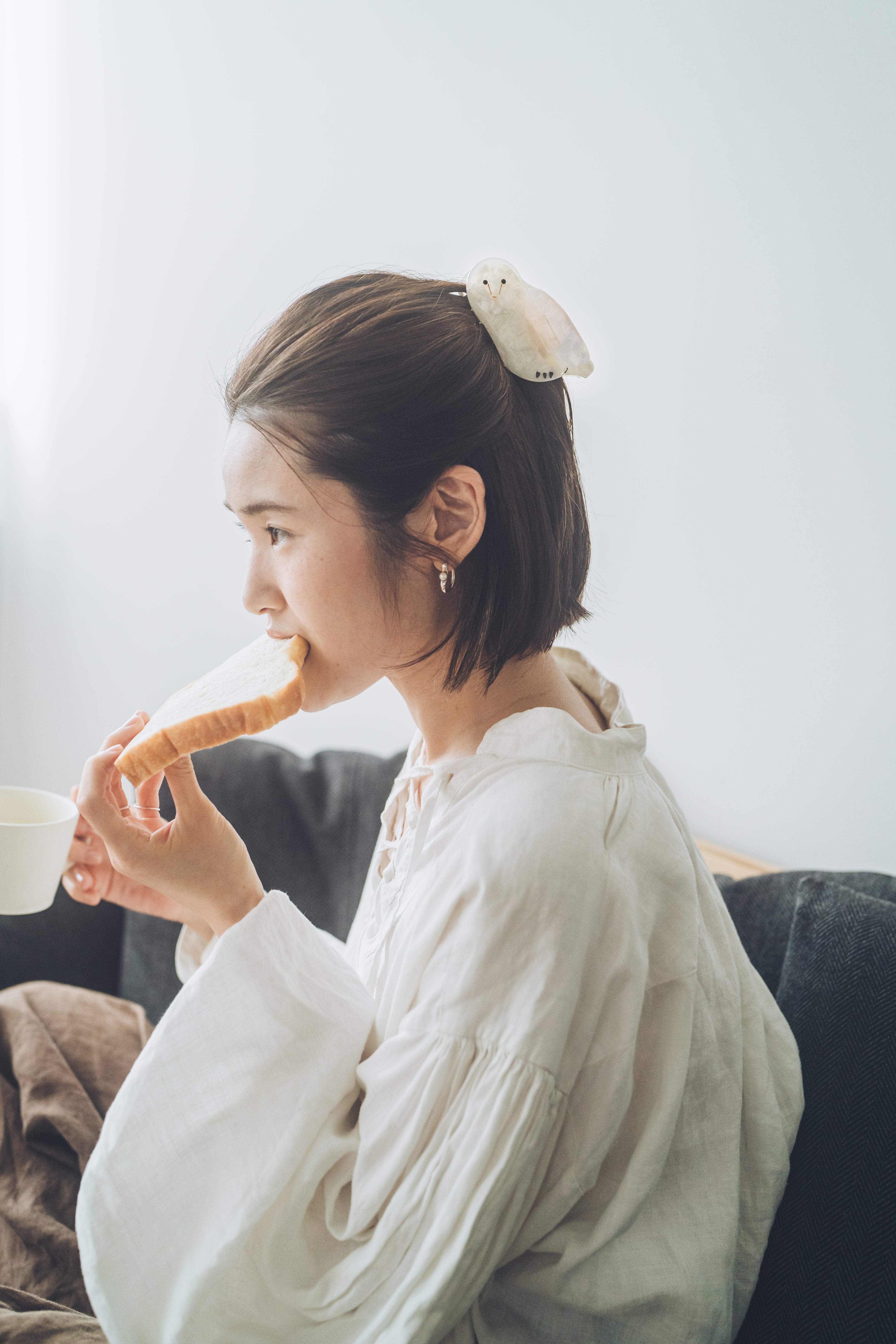 メンフクロウのヘアヘアクリップを販売 動物のヘアクリップ、ヘア